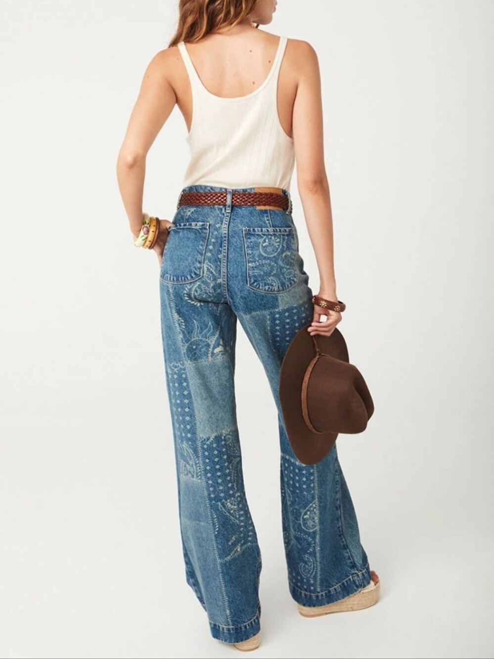 EUC Spell Road Trip Wide-Leg Denim Jeans - Picture 3 of 11